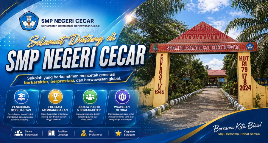 Selamat Datang di SMP Negeri Cecar